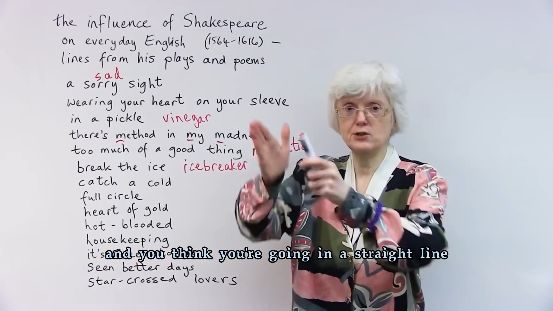 【50集全】25年教龄 伦敦口语 金牌外教 # 适合小白学起~ p01 1. 1. The influence of Shakespeare on everyday English (P1)