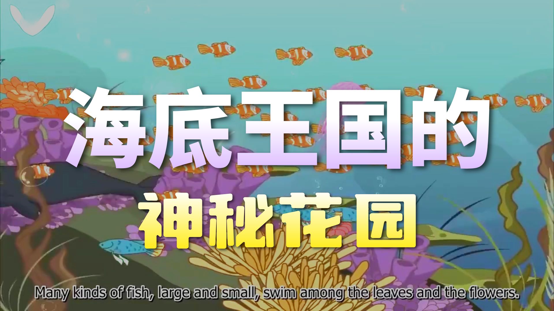 【16集全】对国外小学生可能过于幼稚但对B站大学生刚刚好的英语动画短片，多个高质量英语动画故事帮助巩固英语语法、 p01 1. 001 The sea kingdom (P1)