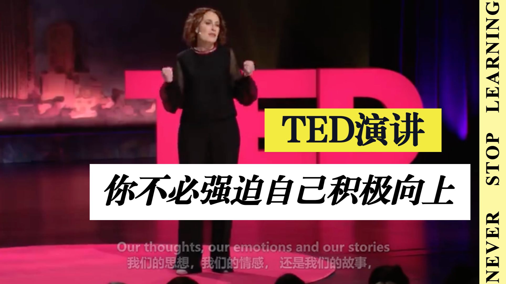 【TED演讲】你不必强迫自己积极向上！