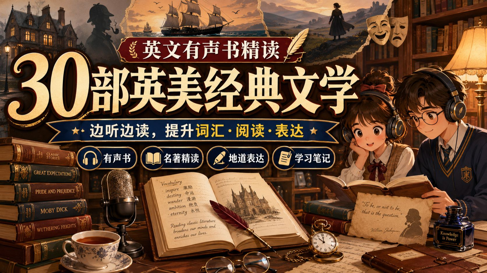 【英文有声书｜全集】30 部英美经典文学精读｜沉浸式磨耳朵，提升原版阅读能力 p29 29.Bleak House by Charles Dickens - L (P29)