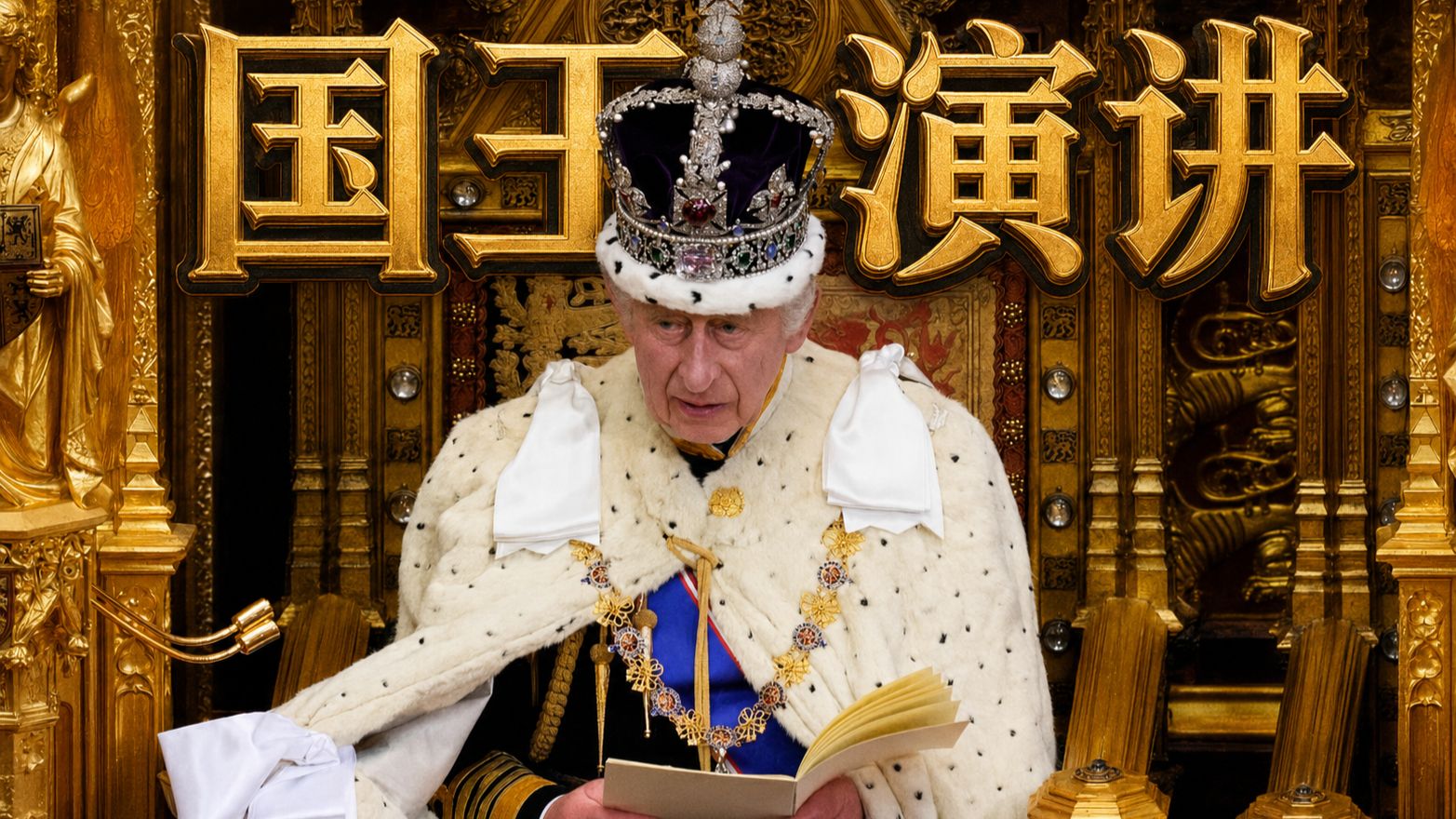 2026英国国王国会开幕演讲！帝王英音的年度盛宴