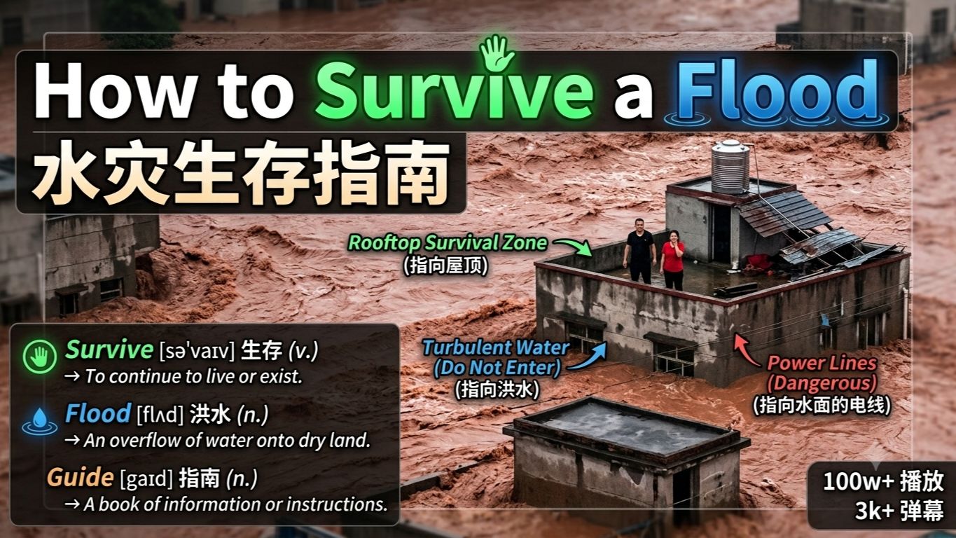 洪灾生存指南 [中英对照|英语学习]