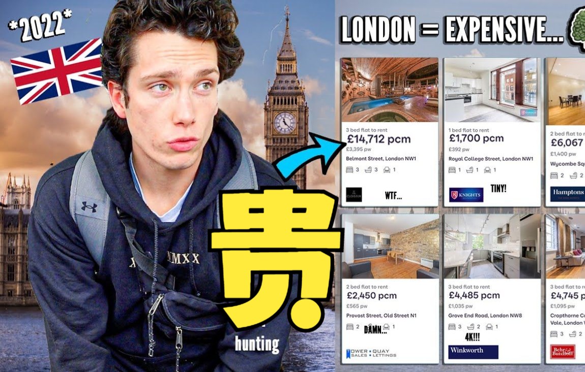 【英音】在伦敦找房子... 贵死了！