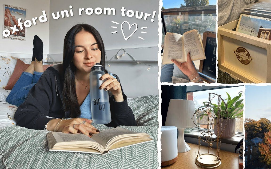 【英音】英国牛津大学宿舍 room tour｜大三女生分享宿舍装饰 | 英文字幕