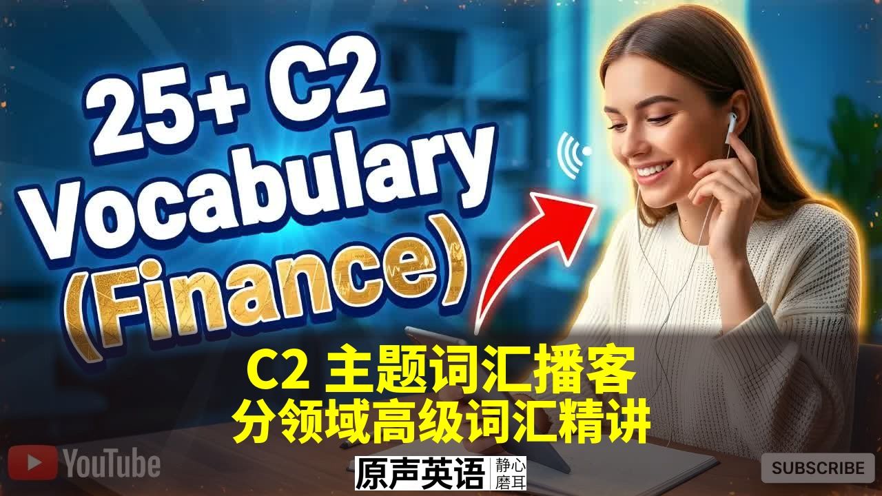 【高级词汇精讲·合集】C2 主题词汇播客 · 分领域高级词汇精讲 p01 C2旅游词汇 (P1)