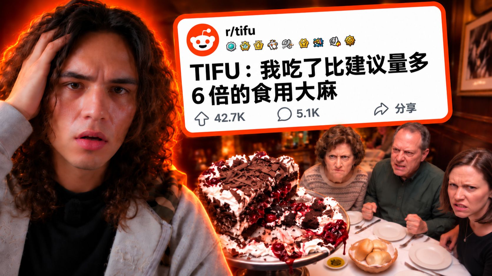 晚饭前30分钟，他做了一个让自己后悔惨了的决定