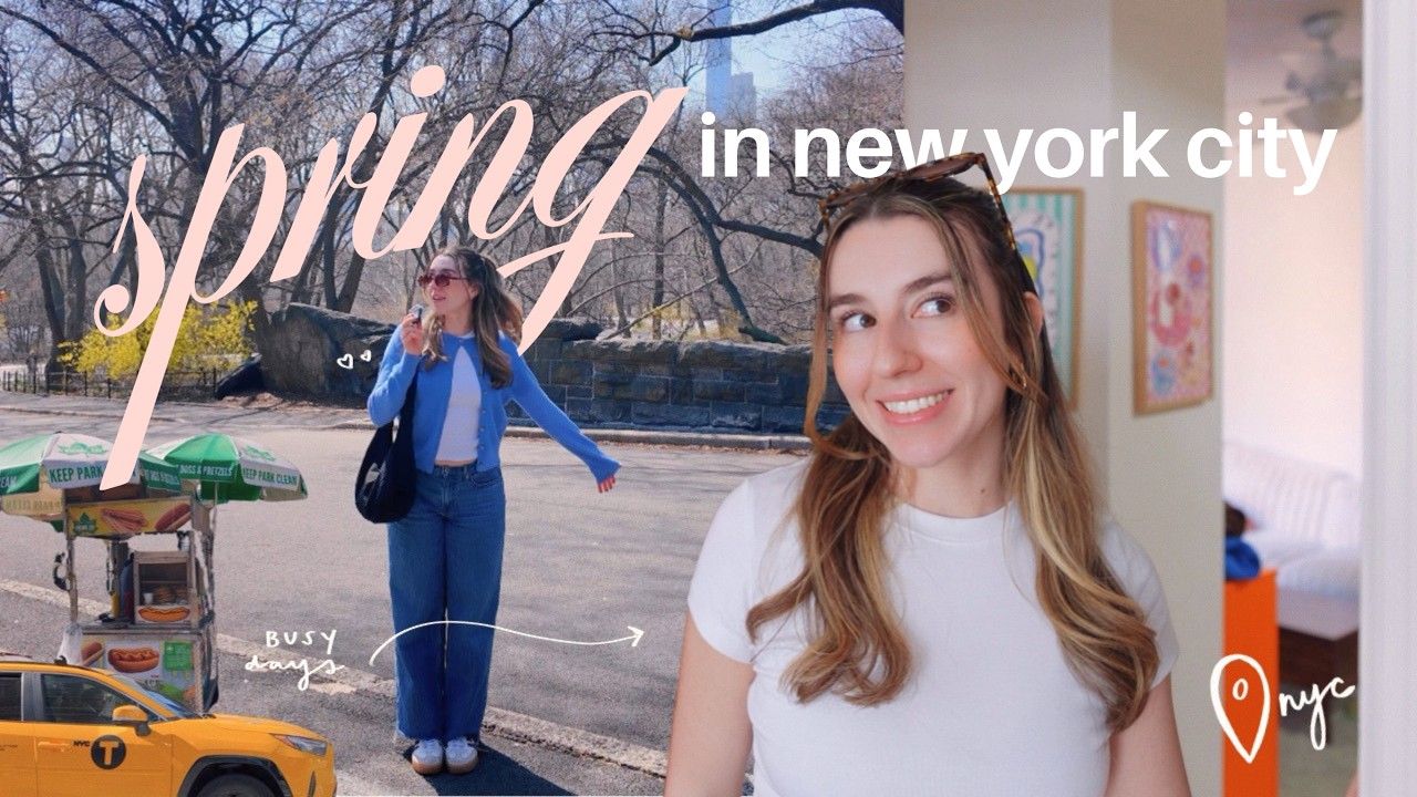 全英无字幕|【alexis eldredge】在纽约的生活也忙起来了🌸✨｜珍惜跟姐妹下班约起来的时间！|YouTube视频|stay English