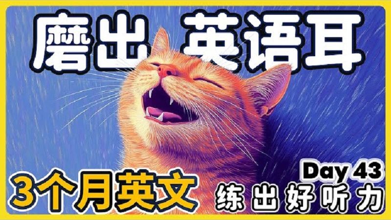 【3个月英文 练出好听力】Day 43 搞定英文听力，沟通出游最自在 | 听懂美国人、英国人 | 最有效的听力训练 | 磨出英语耳