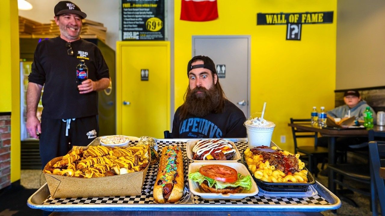 全网没人攻克的"世界第八大奇迹"大胃王挑战:BeardMeatsFood 全程实录
