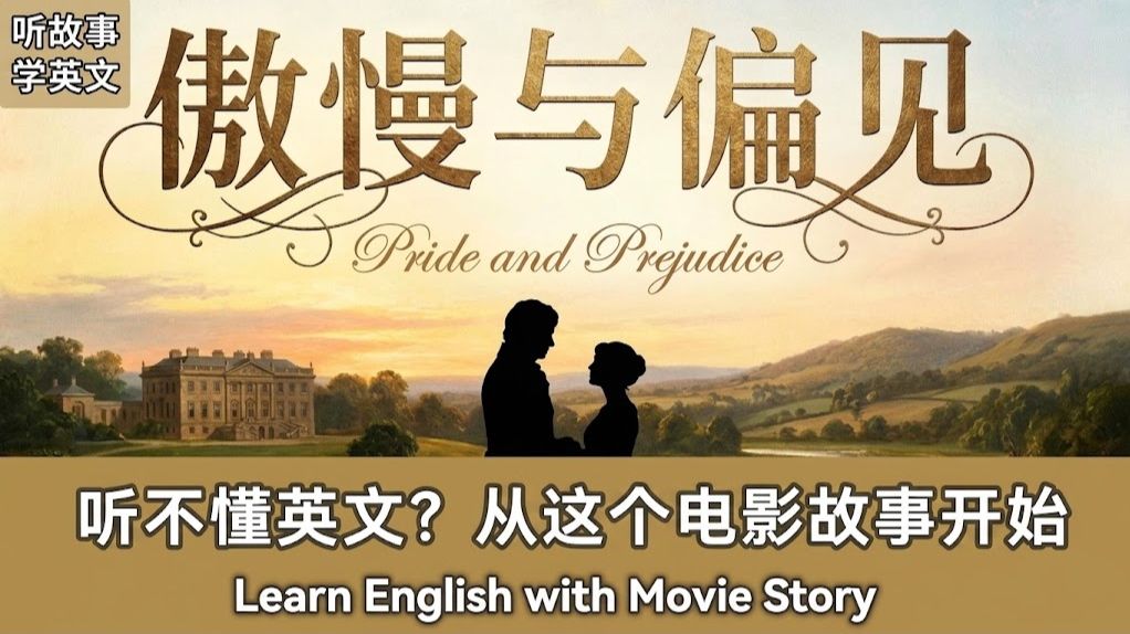 傲慢与偏见｜英文故事｜听故事学英文｜英文听力练习｜英文学习（初学者友好）