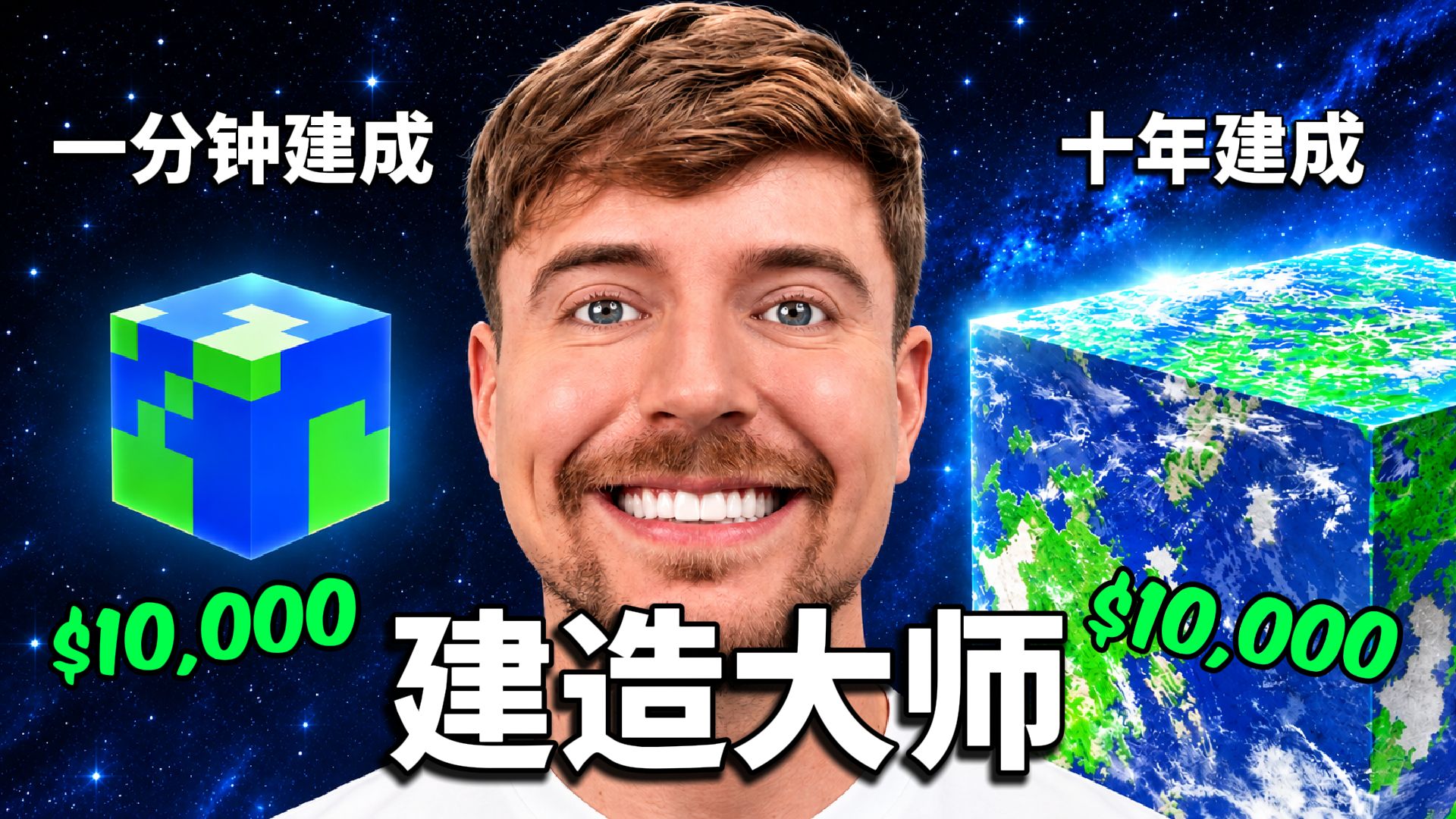 建造时间从1分钟到10年，最强MC建筑赢1万美金！