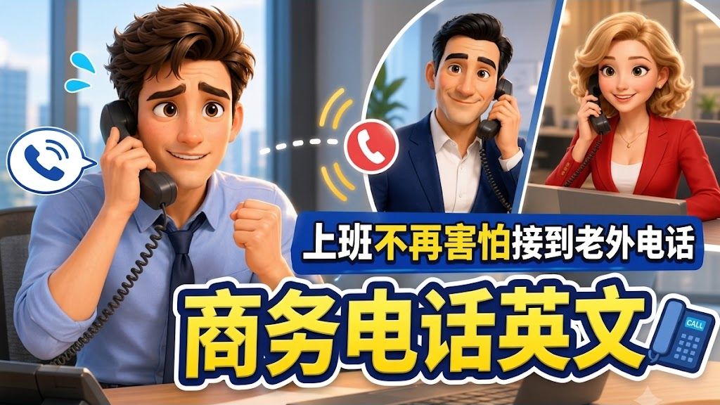 【沉浸式英文动画】商务电话英文📞 留言、回电、确认价格与交货日期｜上班不再害怕接到老外电话｜Business Phone English