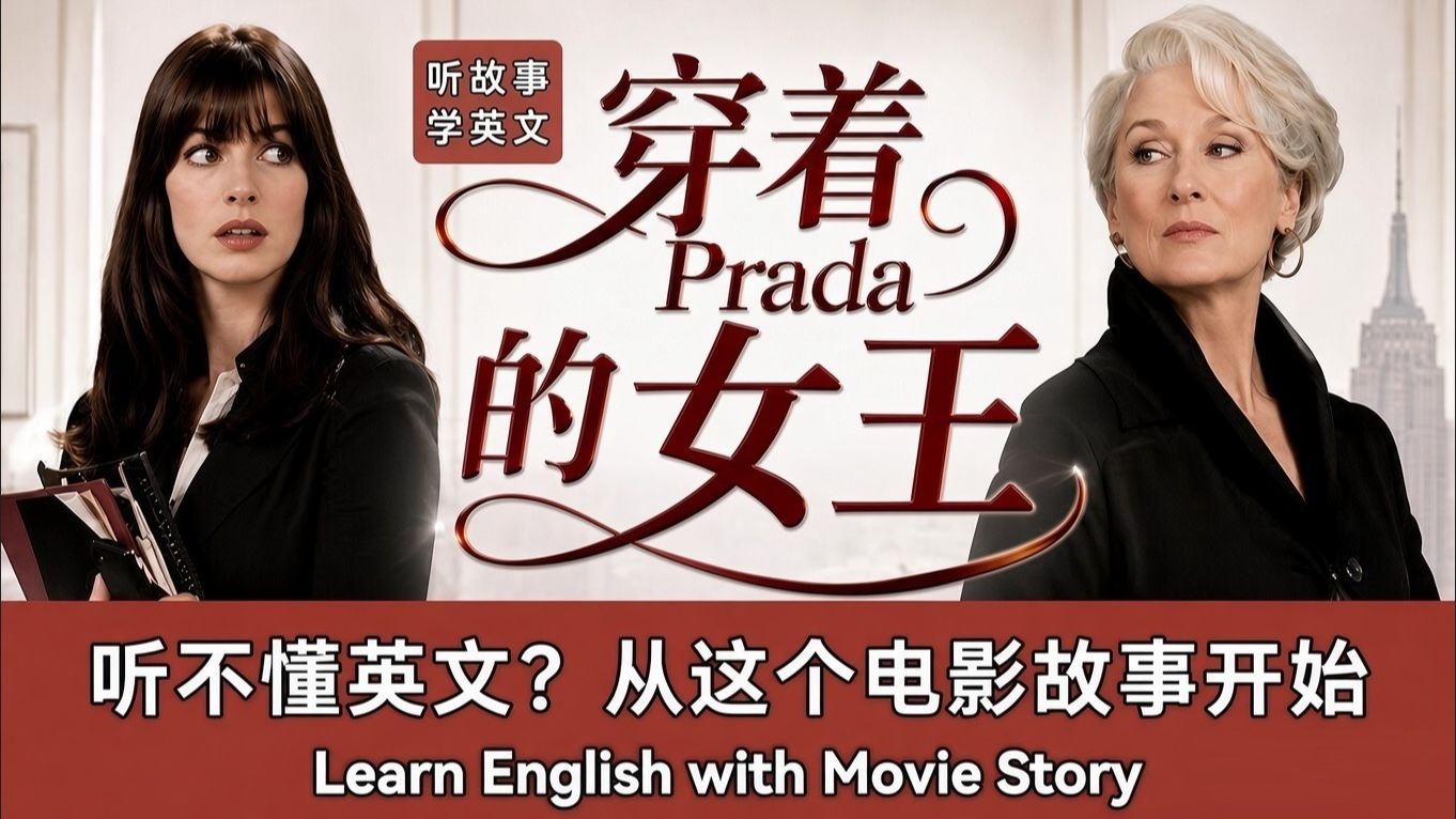 穿普拉达的女王｜英文故事｜听故事学英文｜英文听力练习｜睡前英文故事｜英文学习（初学者友好）