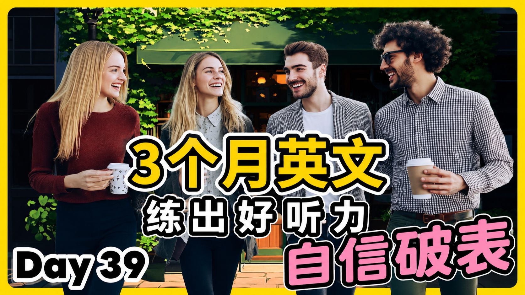 【3个月英文 练出好听力】Day 39 自信沟通 畅行无阻 | 美国腔、英国腔 | 最有效的听力训练，每天1小时，磨出英语耳