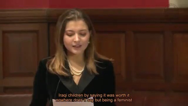 【牛津大学】英音精选 # 辩论社,女权主义和资本主义能共存吗# p01 1. 【英文字幕】Tamzin Lent_Can not(1_6) (P1)