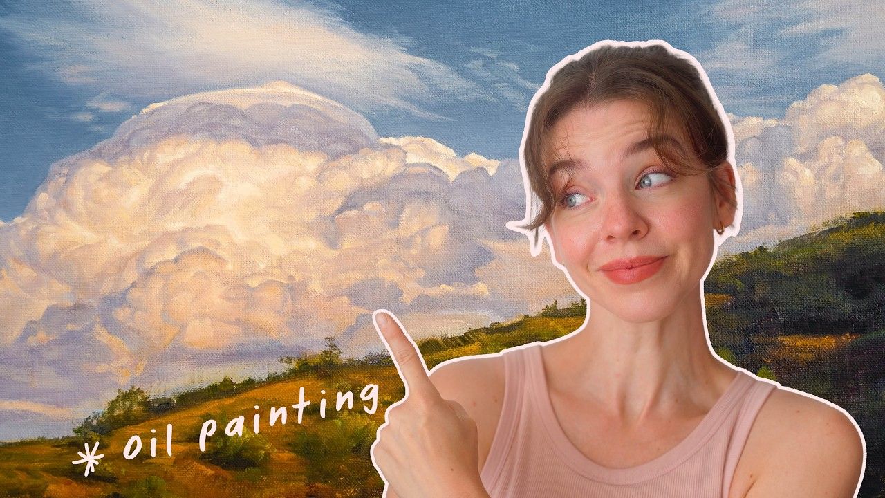 全英无字幕|【Brooke Cormier Vlog】奥地利旅行|我把天空的云画了下来,结果它们在画布上发光了✨|YouTube视频|stay English