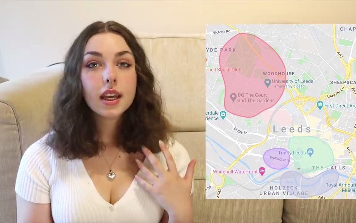 【英音】利兹租房经验分享 | 带你一起看房 | 利兹大学周边地段对比