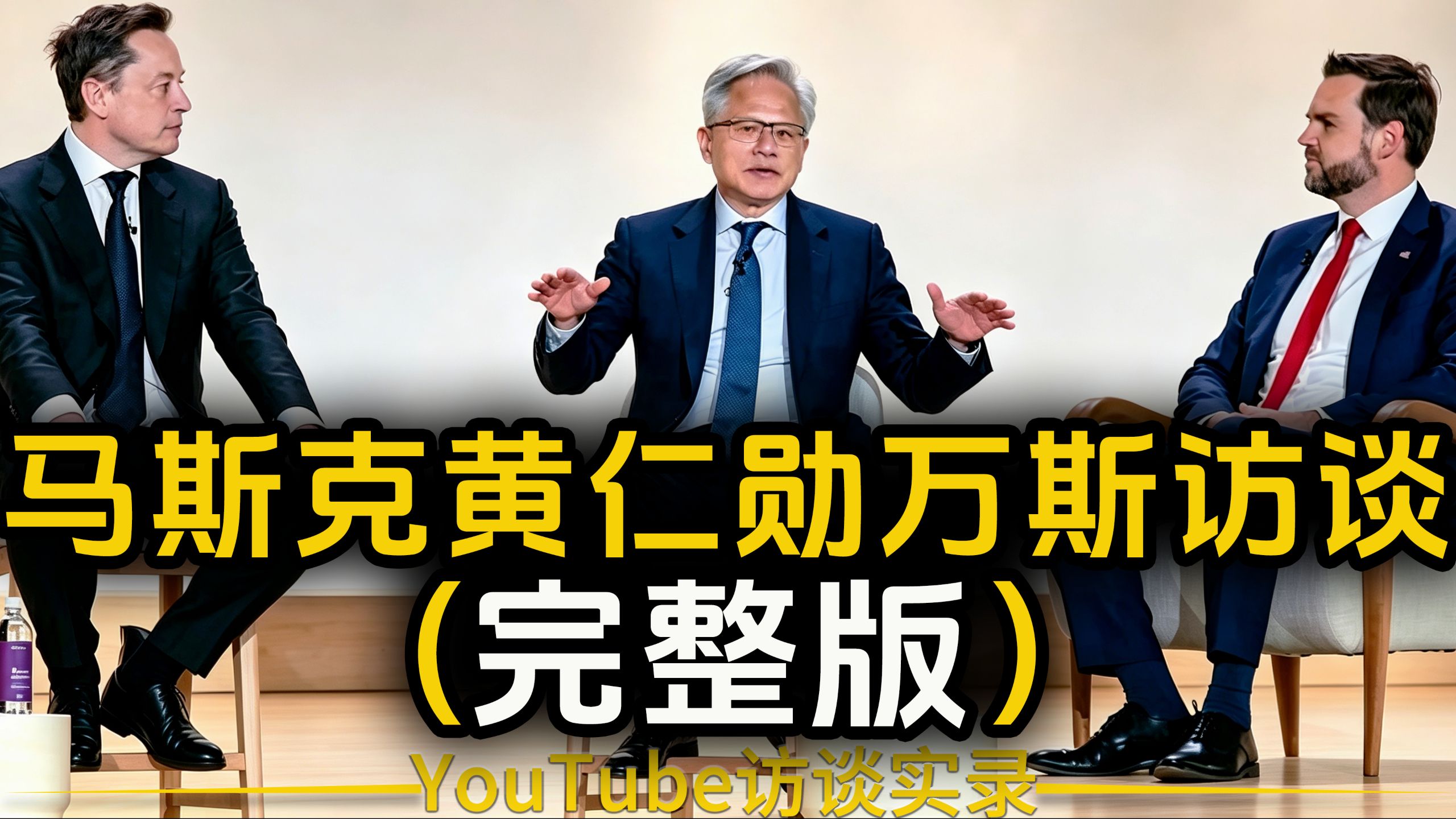 【双语音+文稿】完整访谈：美国副总统JD万斯、SpaceX马斯克和英伟达 CEO黄仁勋探讨人工智能、超级智能、能源和美国未来 p01 英文版 (P1)